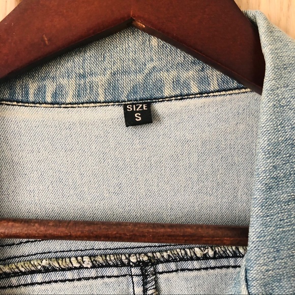 Moto Jean Jacket (S/petite) - Picture 2 of 8